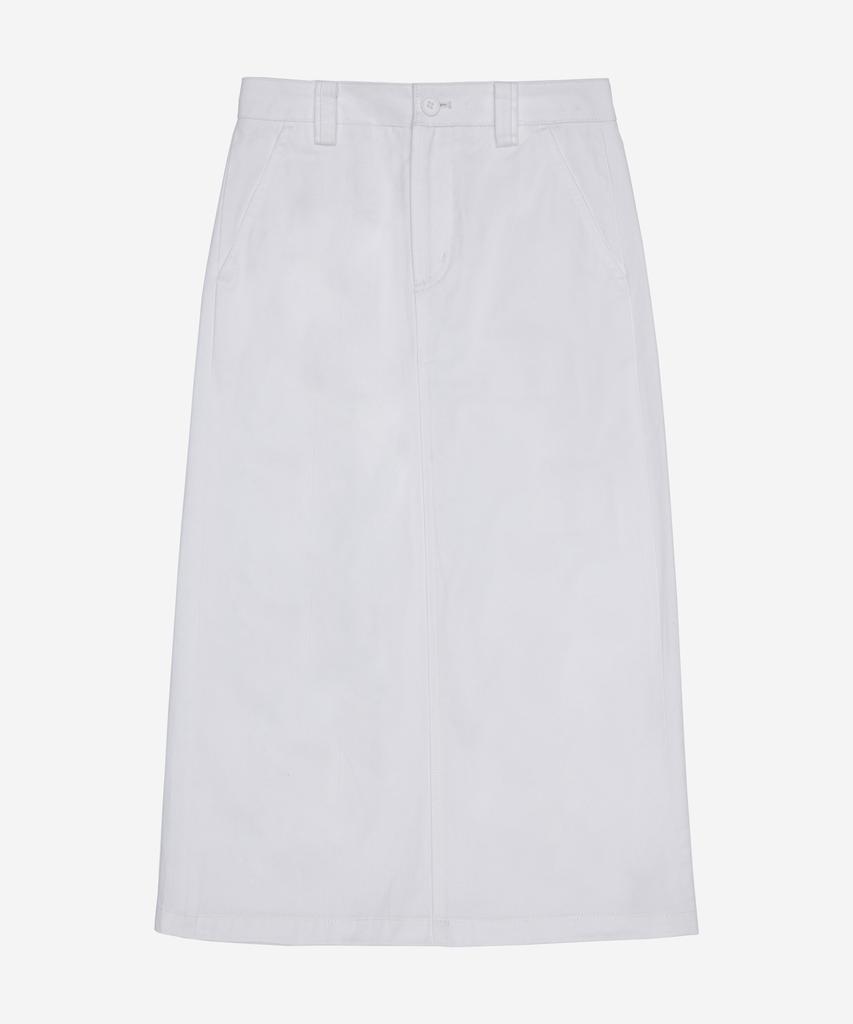 Pildeoseu Back Pocket Long Skirt Ivory