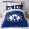 Soccer Chelsea F C Pattern Bedding Set Quilt Cover Pillowcase Home Decor Gift (1 * Duvet Cover + 2 * Pillowcase, Without Core)