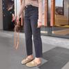 Pear-Shaped Body Women's Plus Size Straight-Leg Jeans - Petite, Versatile, Slimming Cigarette Baguette Pants for Autumn