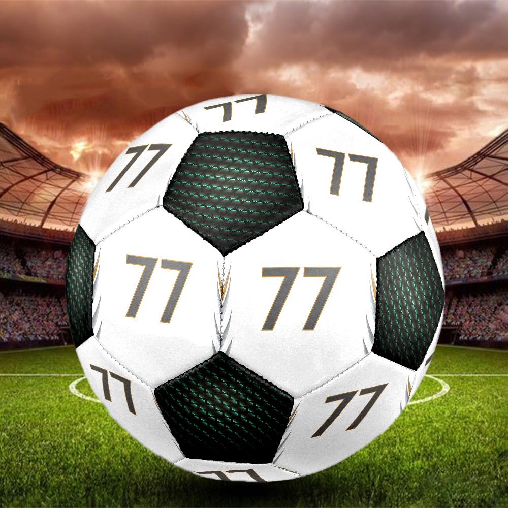 1pc Team Jersey Digital Design  Football Soccer Ball Size 5 Indoor Soccer Ball Fashion Colorful  Backyard Game -Great For Sports Fans Gift