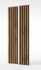 Acoustic Wall Panel Mebano PRO Wotan Oak with Black HDF Backing 2x 26.5x240 Cm