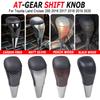 Automatic Leather Gear Stick Shift Knob For TOYOTA Hilux 2015 2016 2017 2019 2019 2020 Car-styling