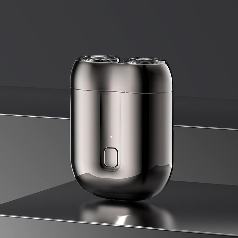 MINI Magnetic Double Blade USB Travel Electric Shaver