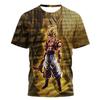 Anime Dragon Ball Z Frieza Graphic Mesh T-Shirt Breathable Short Sleeve Athletic Jersey for Men