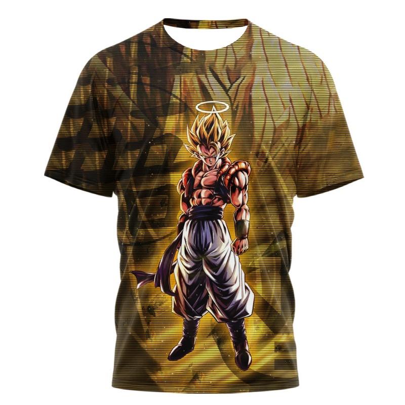 Anime Dragon Ball Z Frieza Graphic Mesh T-Shirt Breathable Short Sleeve Athletic Jersey for Men