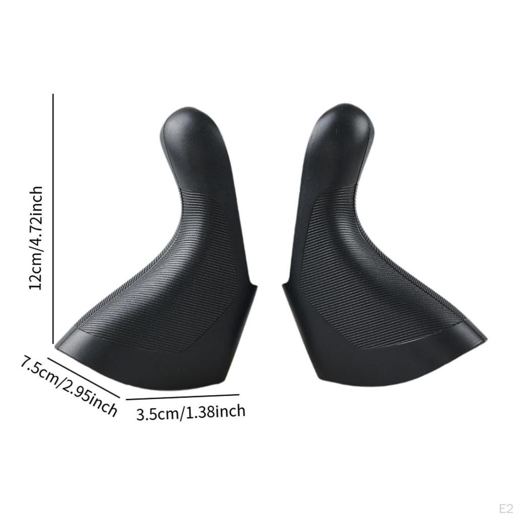 2 Stück Handschalthebelabdeckungen Rennrad Bremshebel Gummis Fahrrad Lenkergriffe Elegante Überzüge