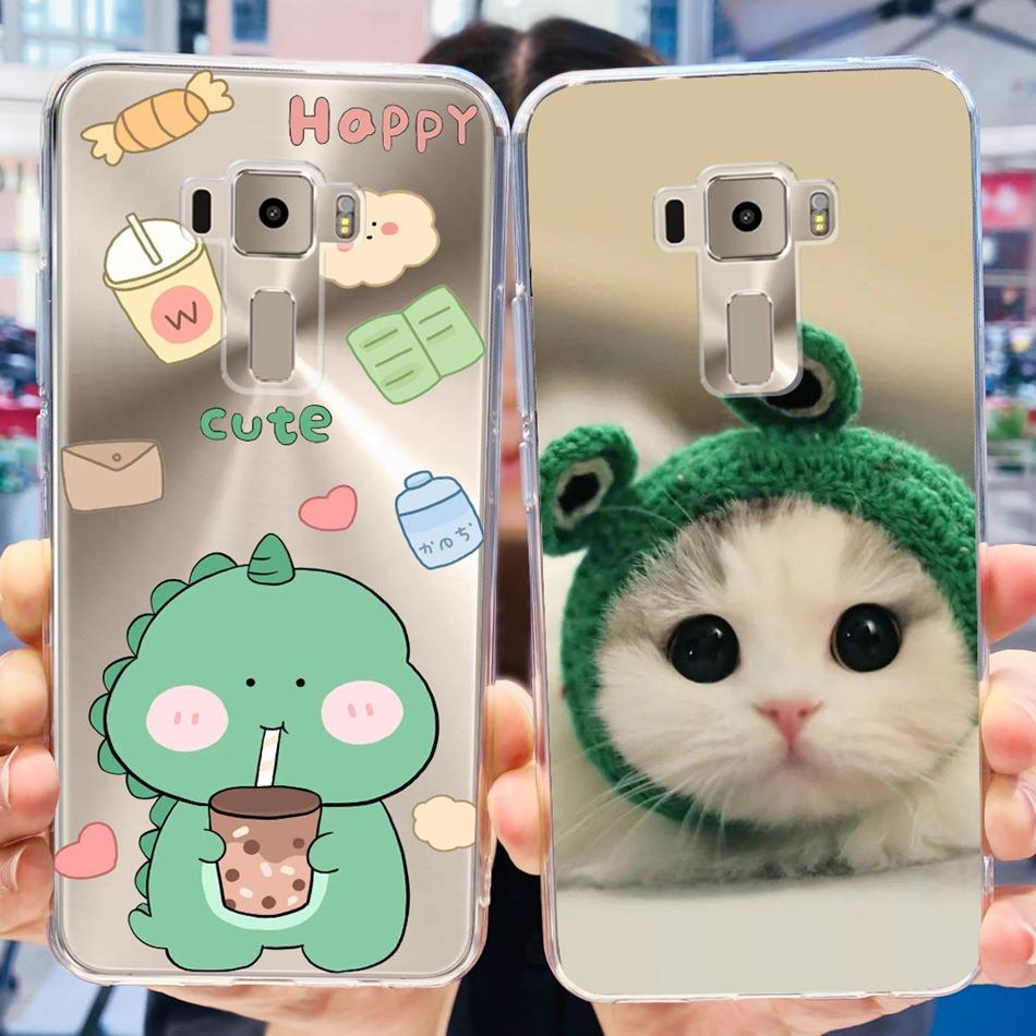 For Asus ZenFone 3 ZE520KL ZA520KL Case Asus ZenFone3 Z017D Z017DA Z017DB 5.2" Fashion Soft Silicone TPU Phone Back Cover