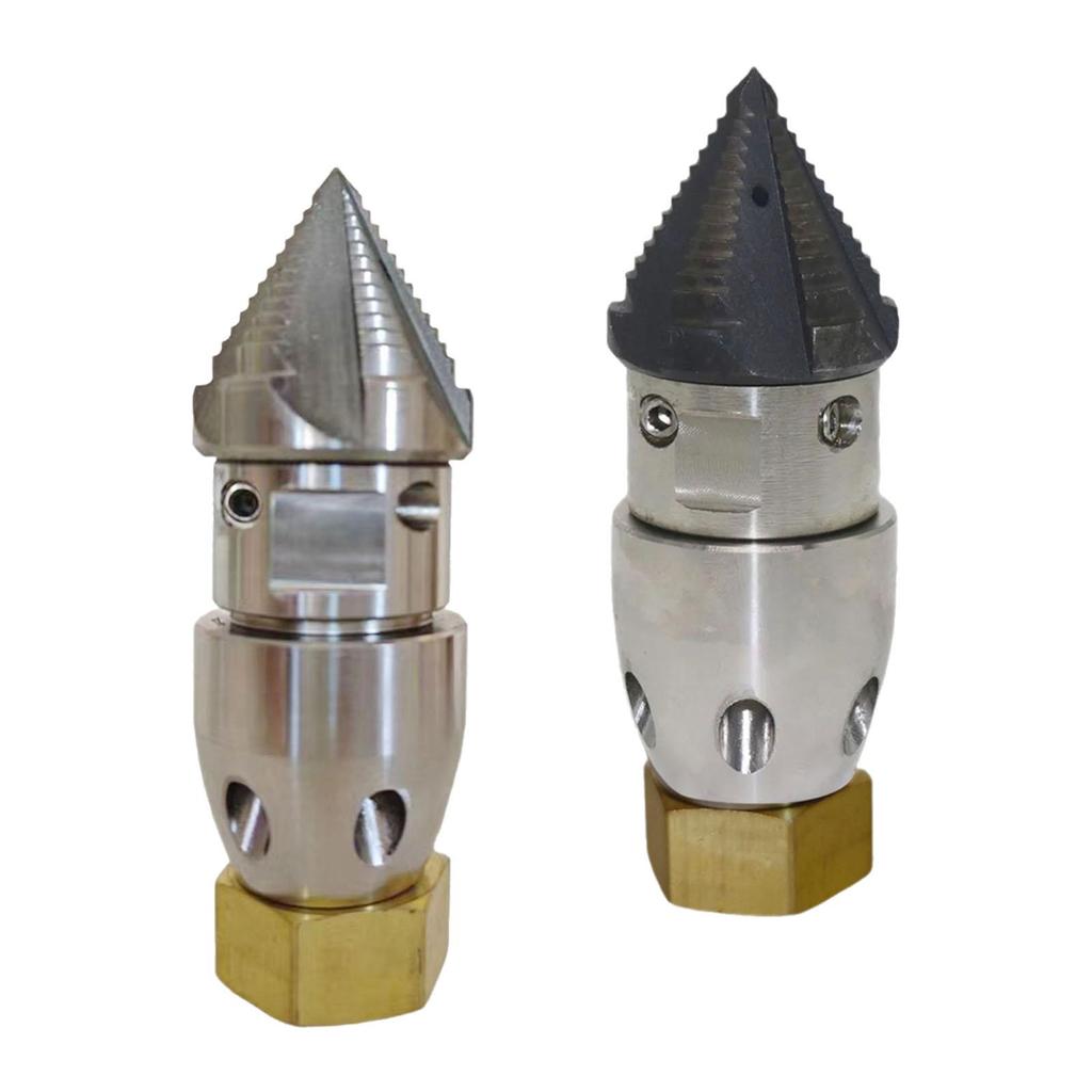 Sewer Jetter Nozzle Multifunctional Efficient Water Mouse Cleaning Tool for Garden Pipe Unclogging Sewer Window Power Washer