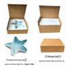 Starfish Seashell Ceramic Jewelry and Storage Tray with Marine Ornament Design