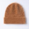 Cashmere brushed hat autumn and winter men's and women's knitted hats thermal bag head knitted hats new thermal hats
