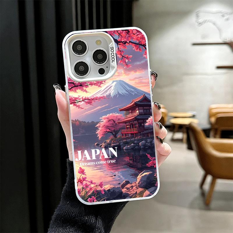 Osaka Tokyo Japan Scenery Soft Phone Case for iPhone 15 16 17 Pro Max 17Air 16E 14 Plus 13 12 Mini Shockproof Cover Back Shell