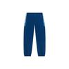 Li Ning Sports Lifestyle Series Elastic Waist Solid Color Tapered Knit Joggers Men Joggers Denim-Blue AYKT165-2