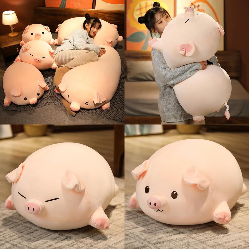 Adorable Chubby Piggy Plush Toy Cute Sleep Buddy Girls Bedroom Companion Gifts