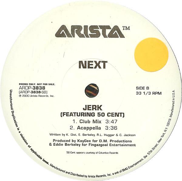 

12inch Record NEXT - Jerk ARDP3838PROMO Arista 2000 US Rap & Hip-Hop/R&B Used