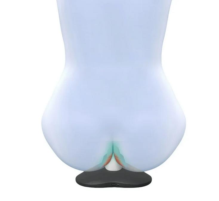 Pelvic Floor Trainer Pelvic lift buttock shaping- Rechargeable  5 Vibration Modes, Portable Hip Exerciser (Black)