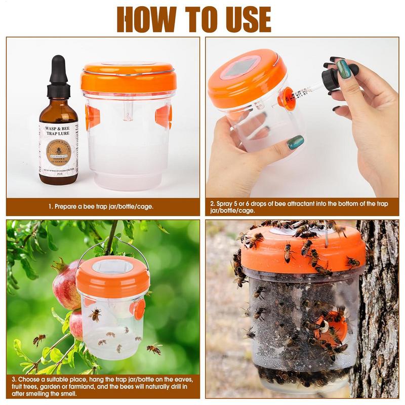 Spray Attractif Abeilles 100ml Attractif Menuisier Polyvalent Appât Efficace Facile à Utiliser Appât Abeilles Pour Essaims d'Abeilles