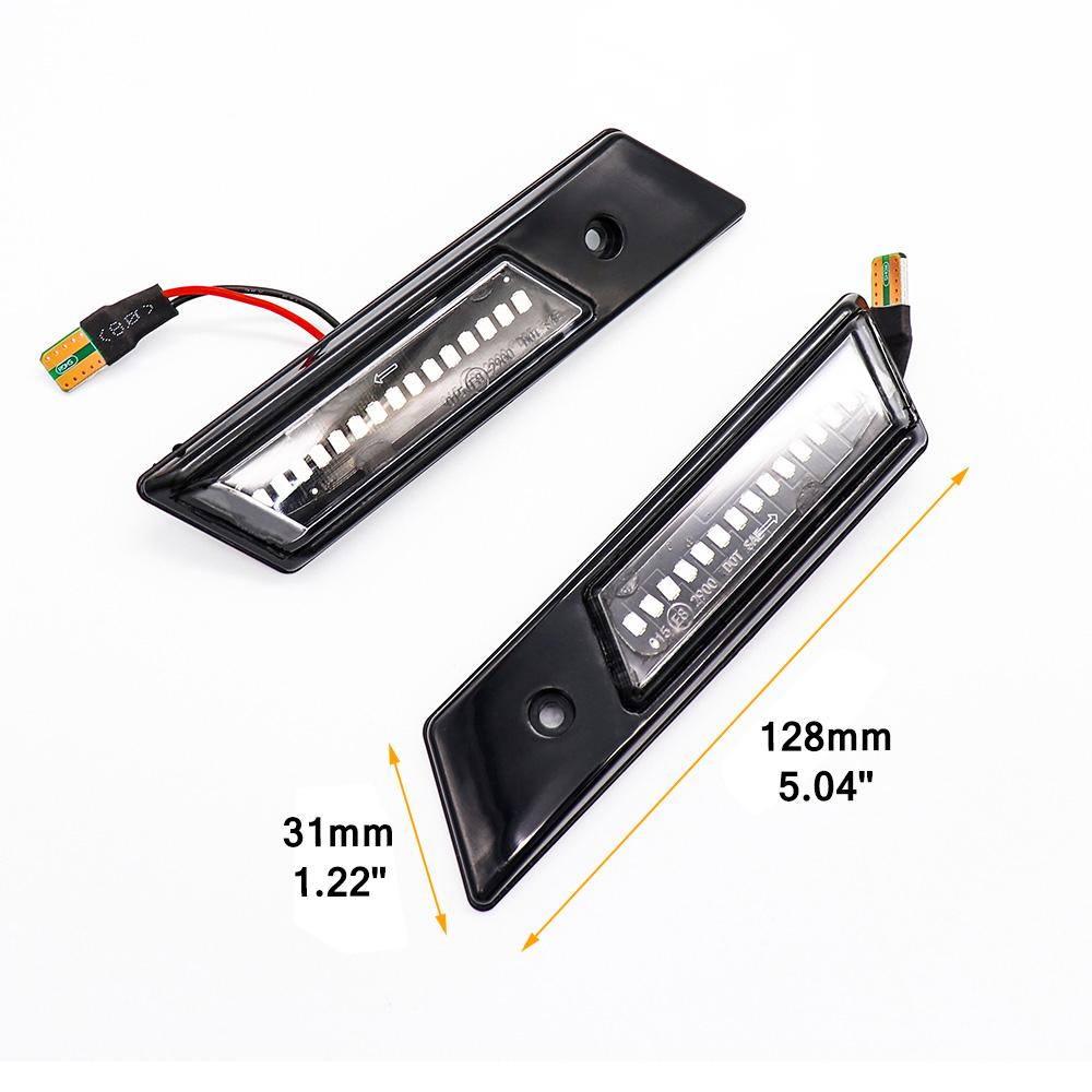 Side Indicator Lamp Sequential Dynamic Flowing LED Side Marker Lights for BMW 3er 5er 7er E36 E34 E32 86-96 Turn signal Lamps