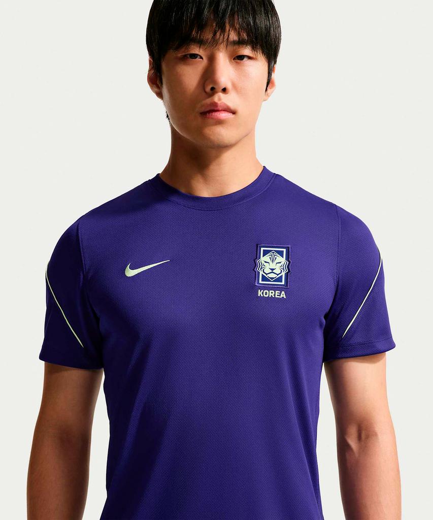 Nike Korea Strike Soccer Dri-Fit Short Sleeve Top M - Regency Purple:Space Purple:Light Liquid Lime / Ib4975-590