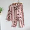 100% Cotton Gauze Pajamas Set Women Thin Breathable Long Sleeve Pants Loungewear