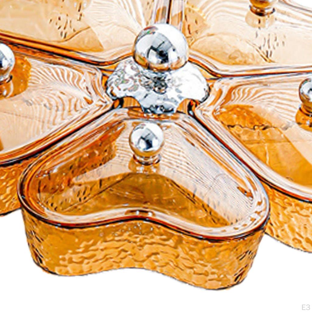 360° Rotating Tray for Dried Fruits and Candy Storage