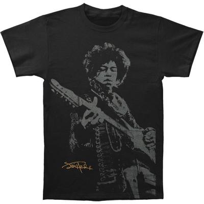 Jimi Hendrix Shadow Big Print Subway T-Shirt