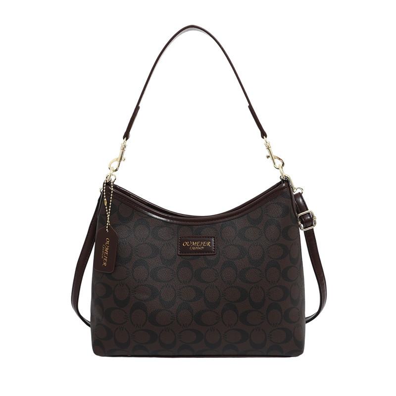 Light Luxury, Commuter Tote Bag Women's 2025 New Armpit Large-capacity Printed Shoulder Messenger Bag