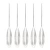 5Pcs Acrylic Fishing Float Clear Sinking Casting Bobbers Bombarda Sinking Fishing Spinning Float Fishing Bobbers