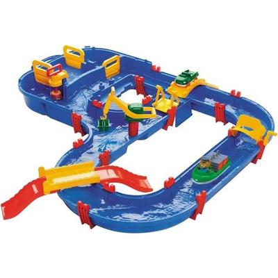 Smoby - Circuit de apă Mega Bridge Aquaplay - 35 de accesorii incluse