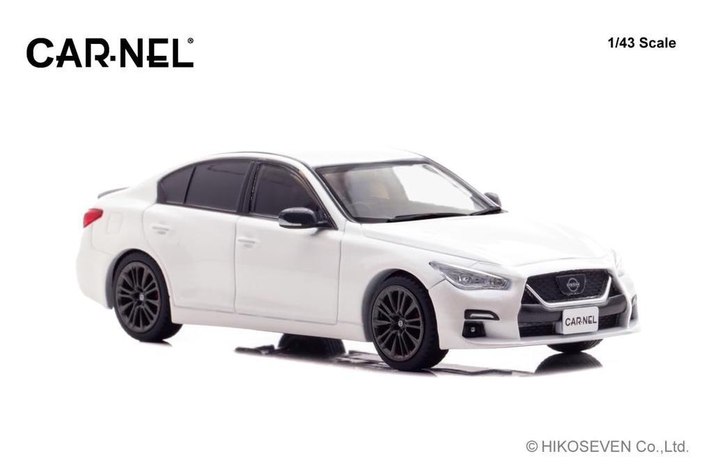Hiko Seven Nissan Skyline 400R Limited 2026 Brilliant White Pearl Finished Model CN432602 (CARNEL) 1/43 (V37)