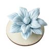 Xichun Handcrafted Ceramic Flower Spinner Incense Burner - Cultural Ornament for Desktop & Tea Table Decor