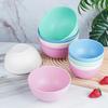 Durable Wheat Straw 15cm Noodle Bowl with Lid - Ideal for Dorms and Kids
