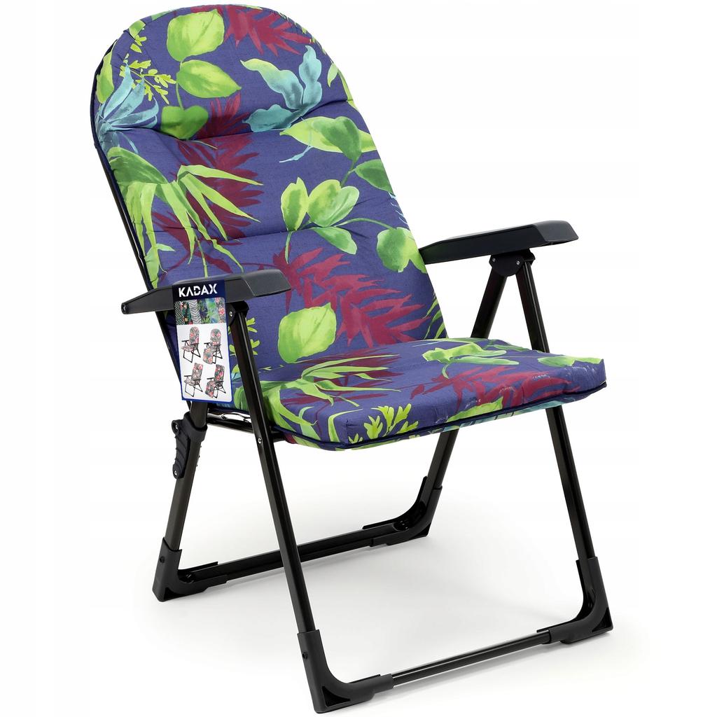 KADAX Garden Beach Chair Adjustable 110kg