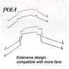 Cooling Fan Connection Buckle 1 Pair Fastener Easy Installation High Strength Lightweight Wire CPU Hard Clips for Desktop