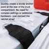Truck Bed Anchor – Quick Tie Down Clip For Ratchet Straps, Cargo Belts & Tie-Downs