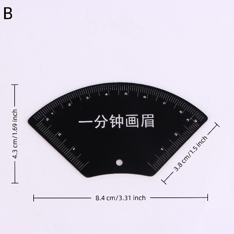 Schnelles Zeichnen Augenbrauen Design Lineal Microblading Mapping Werkzeug Formgebung Permanent Make-up Zeichenschablone Lineal Tattoo Zubehör Wiederverwendung