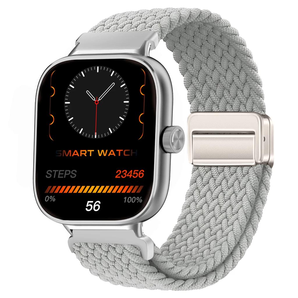 Magnetic Loop for Xiaomi Redmi Watch 4 5 Strap Adjustable Braided Sport Nylon Replacement correa bracelet Miband 8pro 9pro band