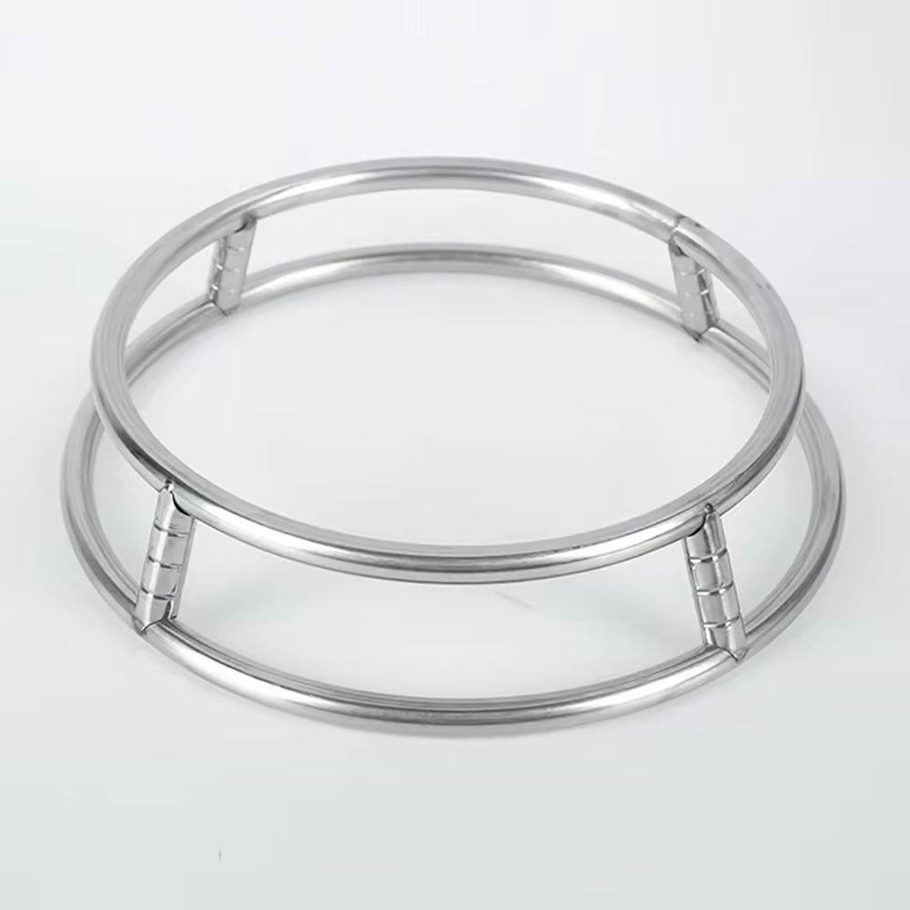 1 buc. Suport Wok Durabil cu Fund Rotund Accesorii Bucătărie Suport Metalic pentru Oală Inel Suport Tigaie Ustensile de Gătit 23/26/29cm