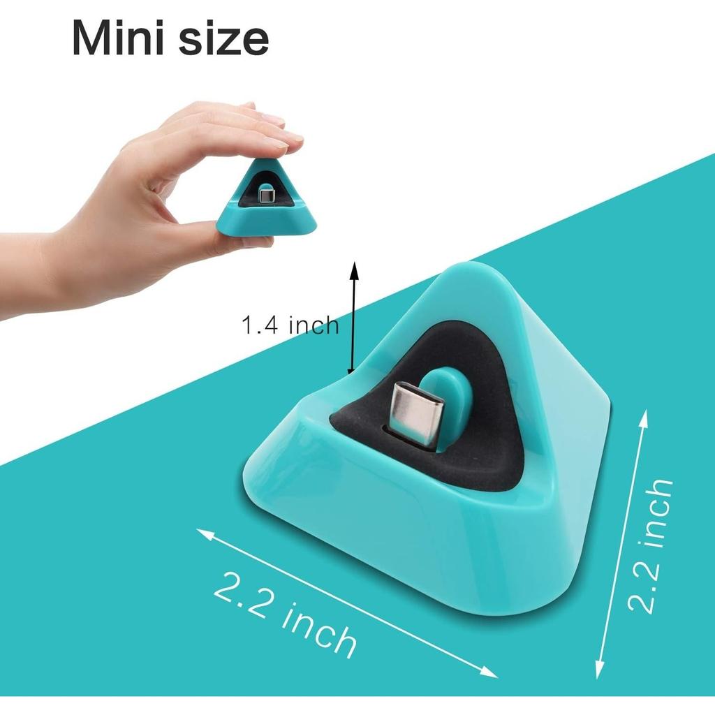 Ladestation für Nintendo Switch Lite und Nintendo Switch, Tragbarer Mini-Ladeständer Lade-Dockingstation