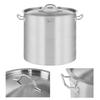 Gastronorm Pot with Lid, Stainless Steel, for Induction Cooker, 25 L