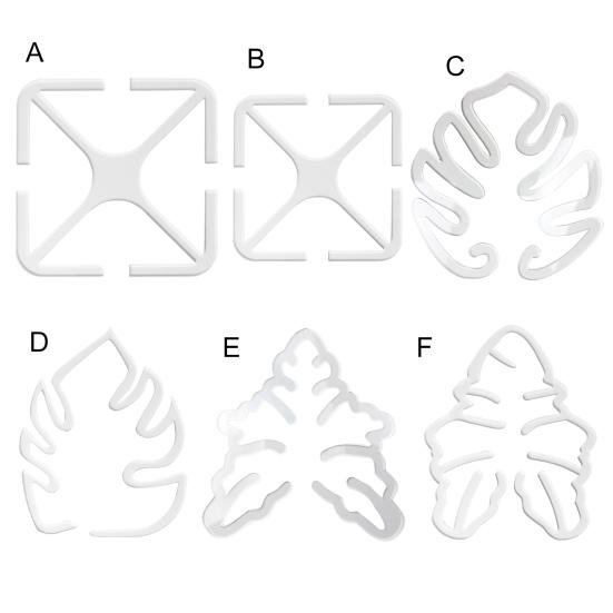 Bitki Sapı Desteği Akrilik Pothos Tırmanıcıları Çiçek Sapı Tutucu Tekrar Kullanılabilir Sap Tutucu