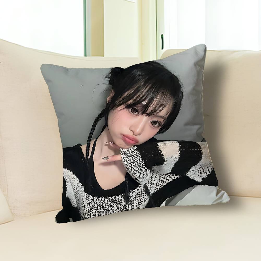 Cute Singer A-Ahyeon Pillow Cases for Bedroom Living Room Sofa Home Decor Polyester Cushion Cover with Zipper