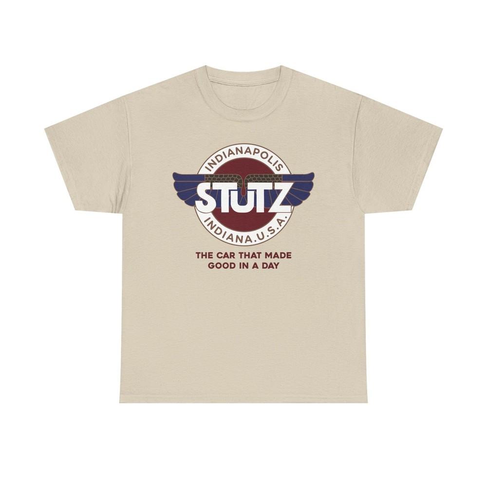 Stutz The Car That Made Good In A Day Indianapolis Logo T-shirt