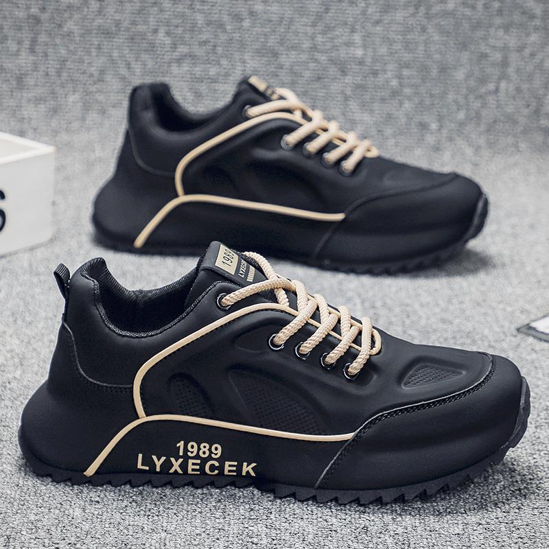 

Нова Мода Чоловічі Чотири Сезони Зручне Взуття на Товстій Підошві Студенти Хлопчики Трендові Кросівки для Бігу на М якій Підошві Дихаючі Повсякденні 39