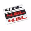 fsbn3 3D Metal 4.0L 4.6L 4.7L 5.0L 5.3L 5.7L Car Rear Trunk Emblem Badge For Jepp Dodge  Volvo Ford Cadillac Chevrolet  Honda Toyota