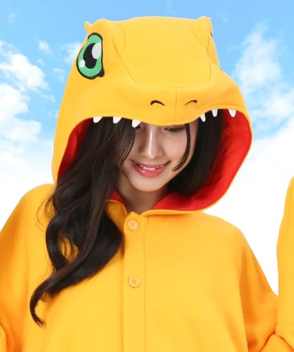 [SAZAC] Character Fleece Kigurumi Digital Monster Agumon