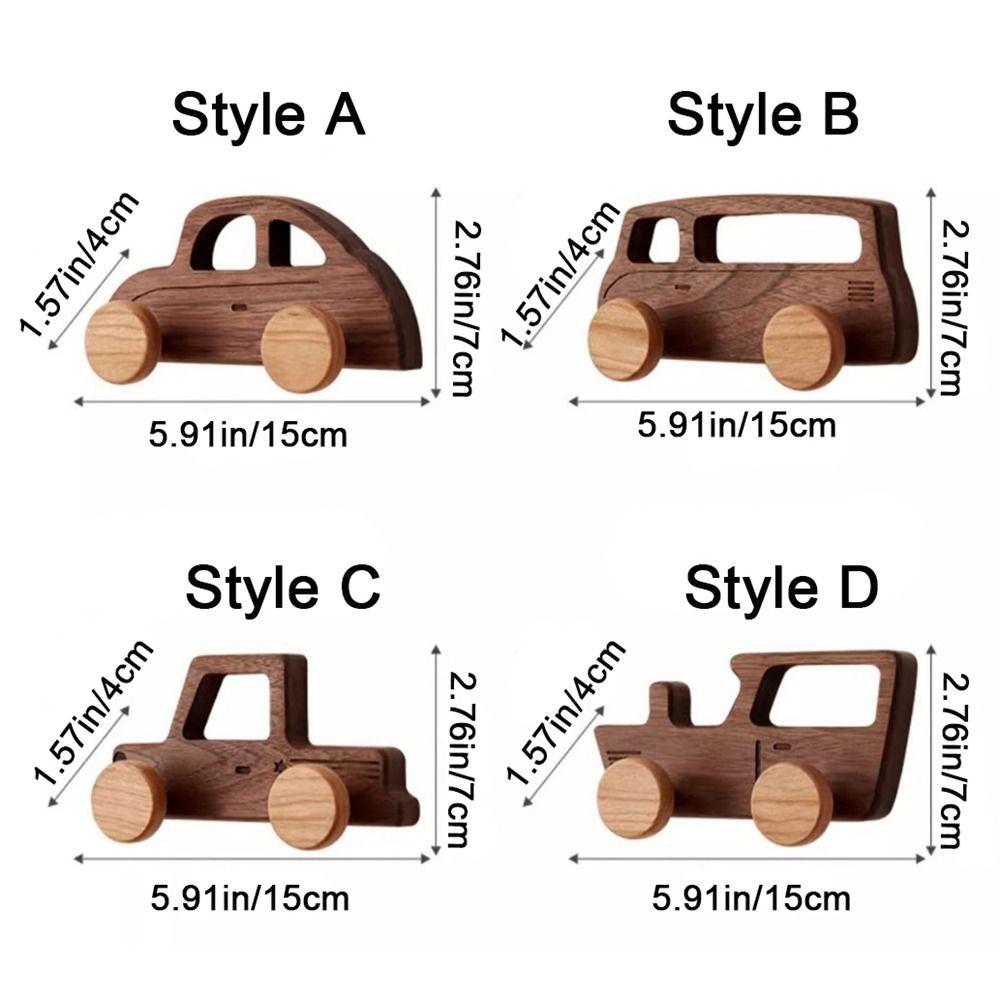 Wall Mounted Wood Car Shaped Hooks Decorative Coat Bag Hook Cartoon Car Wall Hooks  Entrance