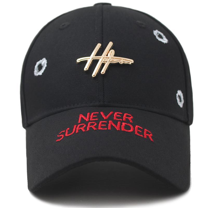 Heiteo Bullet Hole Ball Cap Black