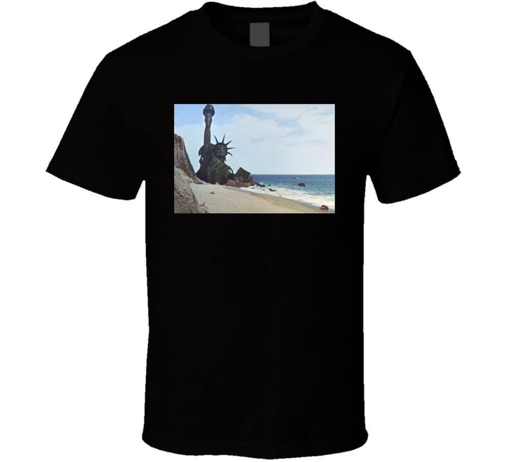 Statue Of Liberty Planet Of The Apes 1968 Movie T Shirt