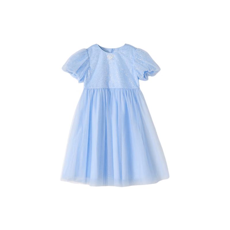 

DESA Girls Puff Sleeve Mesh Princess Dress 140