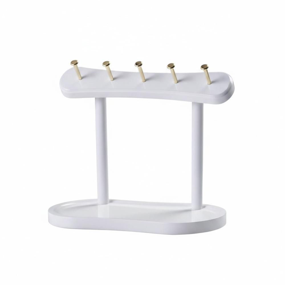 Wooden Key Storage Rack Eco-Friendly Space Saving Jewelry Display Rack Moisture-proof Large Capacity Table Shelf Hallway
